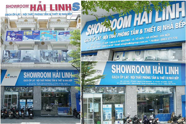 Showroom Hải Linh - một trong những địa chỉ bán gạch granite uy tín hàng đầu tại Hà Nội